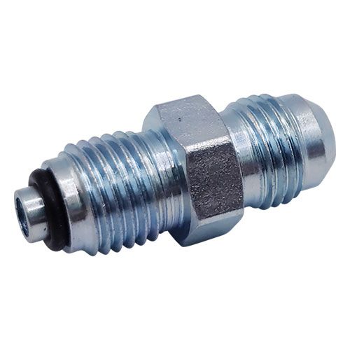<p>Anstoß-Rohr Adapter  | 9/16-18 UNF Bolzen(-06 JIC)  | M14 x 1.5O-Ring-Vors</p>