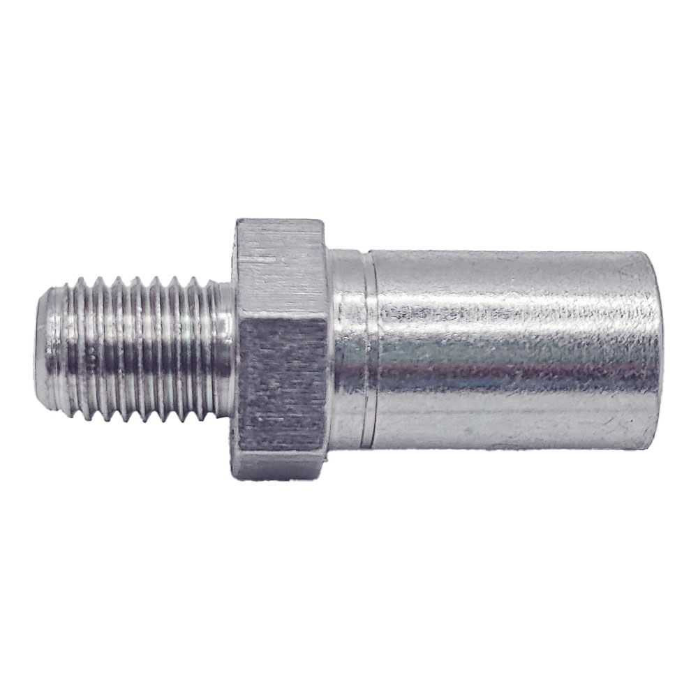 <p>Metric male  |  M10 x 1.25  | 16mm hex</p>