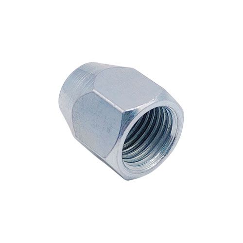 <p>Female tube nut  |  1/2-20 UNF  |  5/8 hex</p>