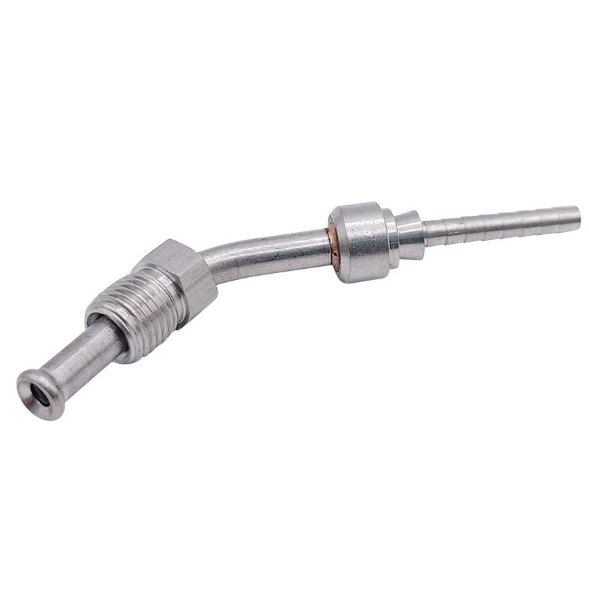 <p>Male swivel  |  3/8-24 UNF  | 45 deg double flare  |  45 deg bend</p>