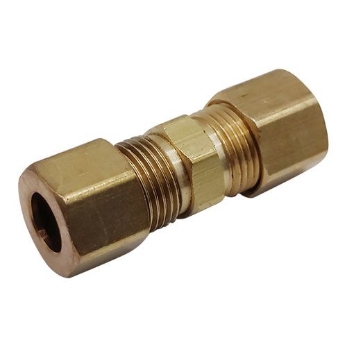 <p>Compression fitting  |  8mm FuelFlex to 5/16 metal tube</p>