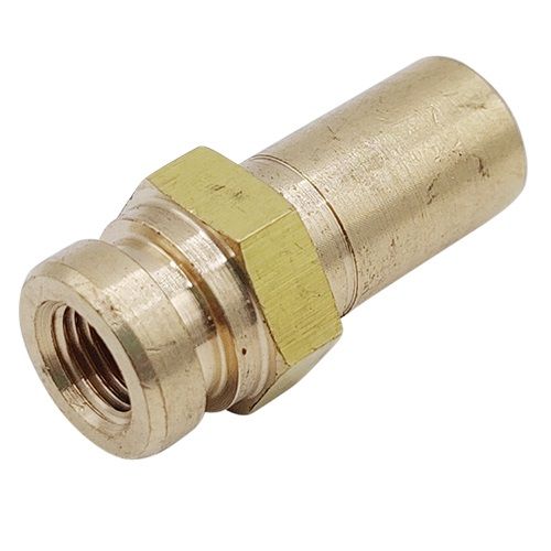 <p>Imperial female  |  3/8-24 UNF |  17mm hex  |  brass</p>