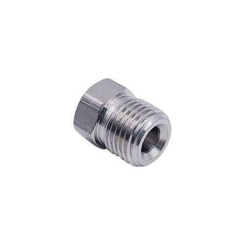 <p>Male tube nut  |  7/16-24 UNS |  3/16 tube size  |  stainless</p>
