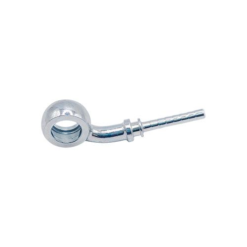 <p>Low profile banjo  |  10mm hole  |  8mm thick  |  45 deg side bend</p>