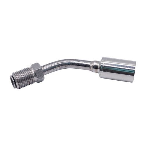 <p>Male swivel  |  7/16-24 UNS  | 45 deg double flare  | stainless</p>