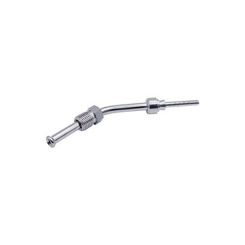 <p>Male swivel  |  3/8-24 UNF  | 45 deg double flare  |  35 deg bend  |  chrome</p>
