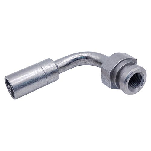 <p>Metric female  |  M10 x 1  | 19mm hex  |  right</p>