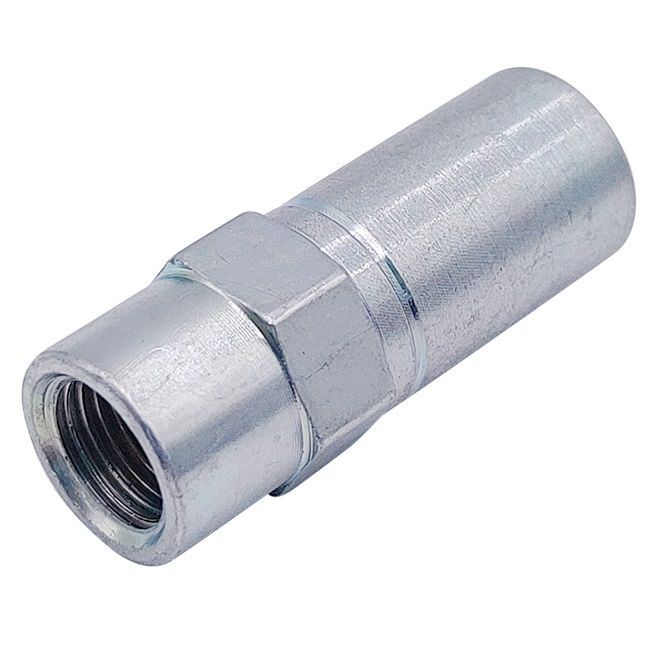 <p>Metric female  |  M10 x 1 (DPS)  |  14mm hex</p>