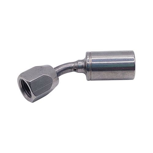 <p>Fitting - Innengewinde Drehbar l Muter 3/8NF (45°)(Edelstahl)</p>