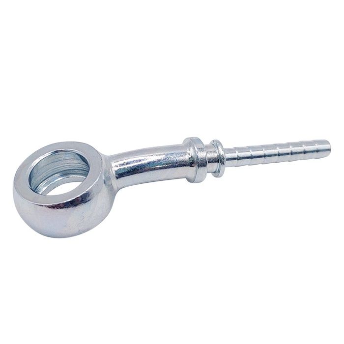 <p>Low profile banjo  |  10mm hole  |  8mm thick  |  20 deg bend</p>