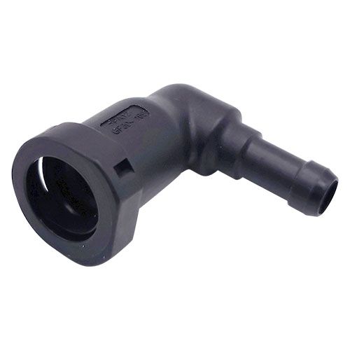 <p>Quick connect fitting  |  3/8 female to 3/8 male  |  90 deg</p>