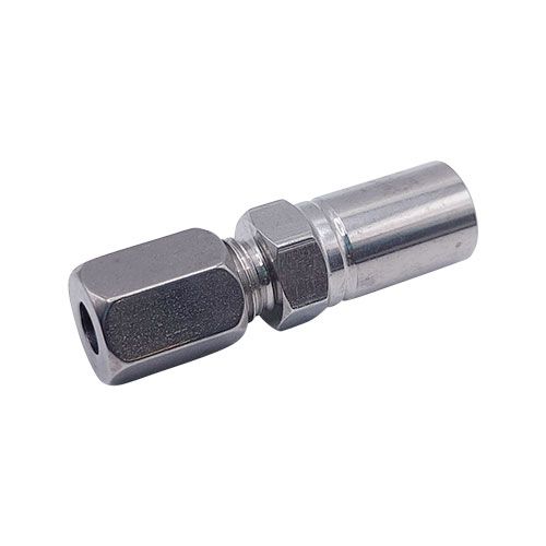 <p>Compression - Edelstahl | 7/16-20 UNF  |  1/4 Rohr | 14mm Sechskant</p>