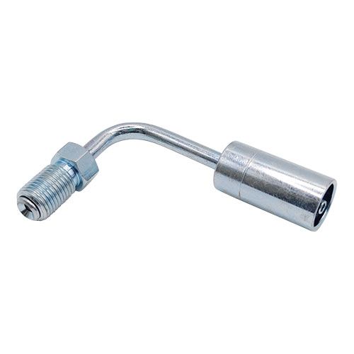 <p>Aussengewinde Drehbar | M10 x 1  |  45° Doppel-Bördel</p>