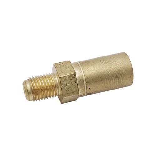 <p>Imperial male  |  3/8-24 UNF  | short  |  brass</p>