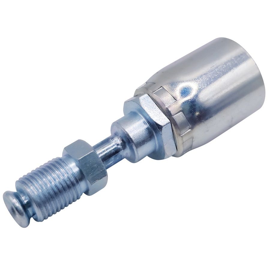 <p>Male swivel  |  7/16-24 UNS  | 45 deg double flare</p>