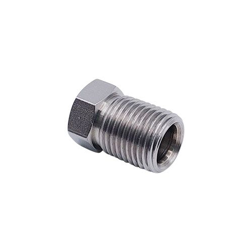 <p>Male tube nut  |  7/16-24 UNS |  1/4 tube size  |  stainless</p>