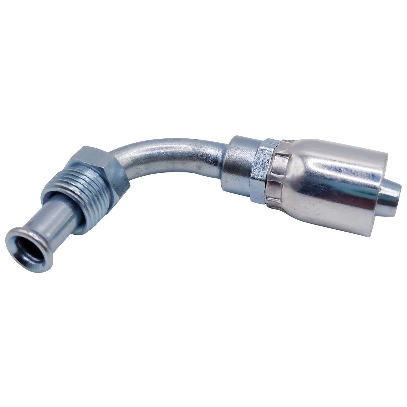 <p>Male swivel  |  5/8-18 UNF  | 45 deg double flare  |  90 deg bend</p>