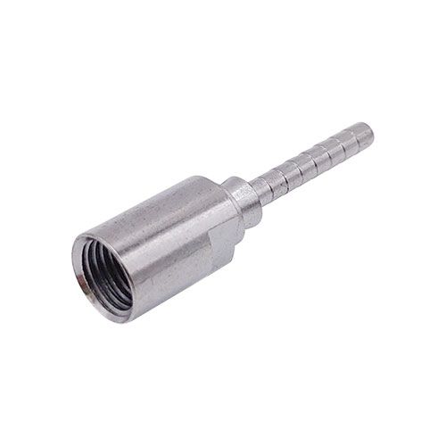<p>Imperial female  |  3/8-24 UNF |  8mm flats  |  chrome</p>