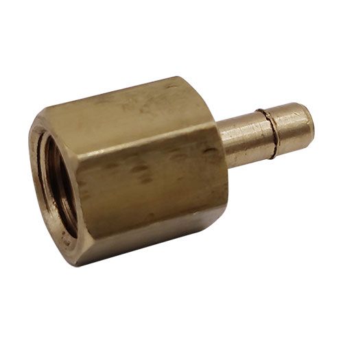 <p>Male-female adapter  |  8mm FuelFlex to M14 x 1.5  |  inverted seat  |  brass</p>